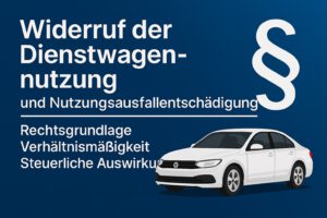 Dienstwagen-Widerruf
