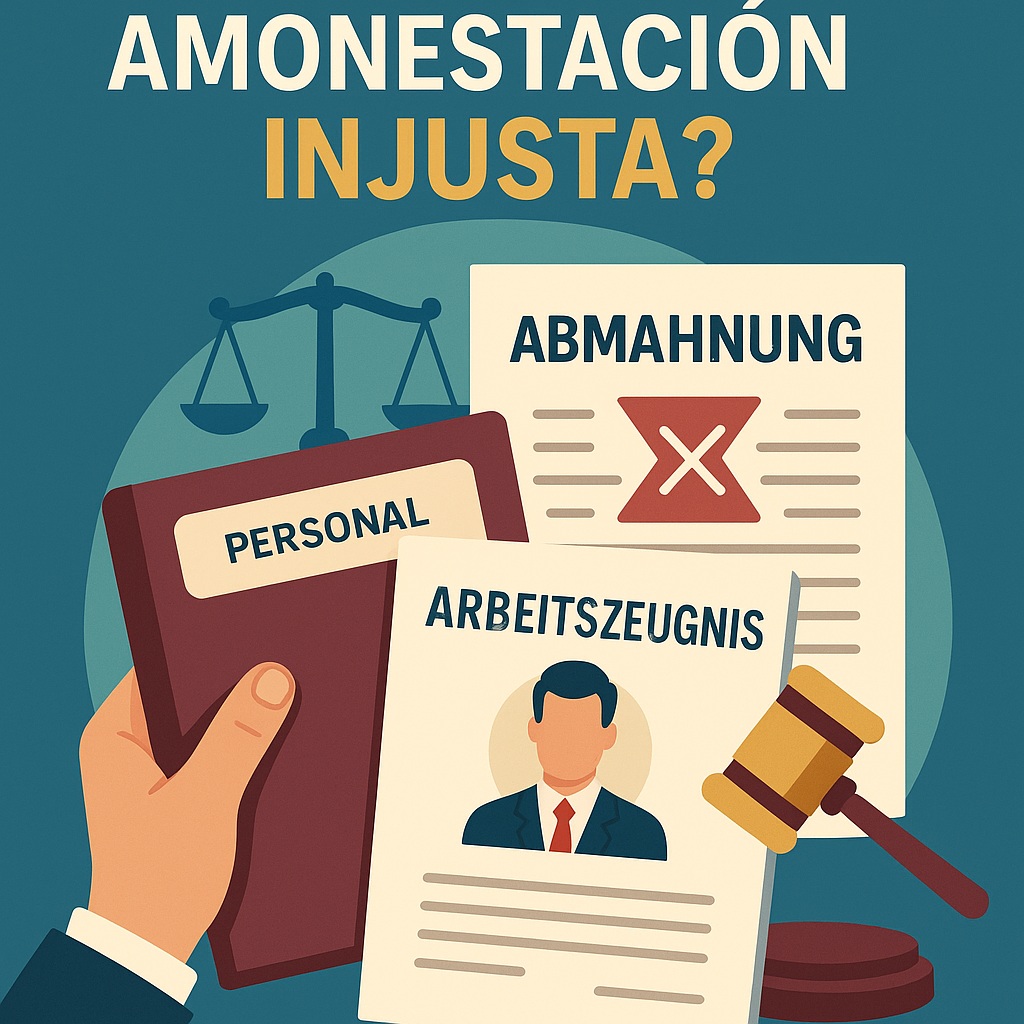amonestación injusta