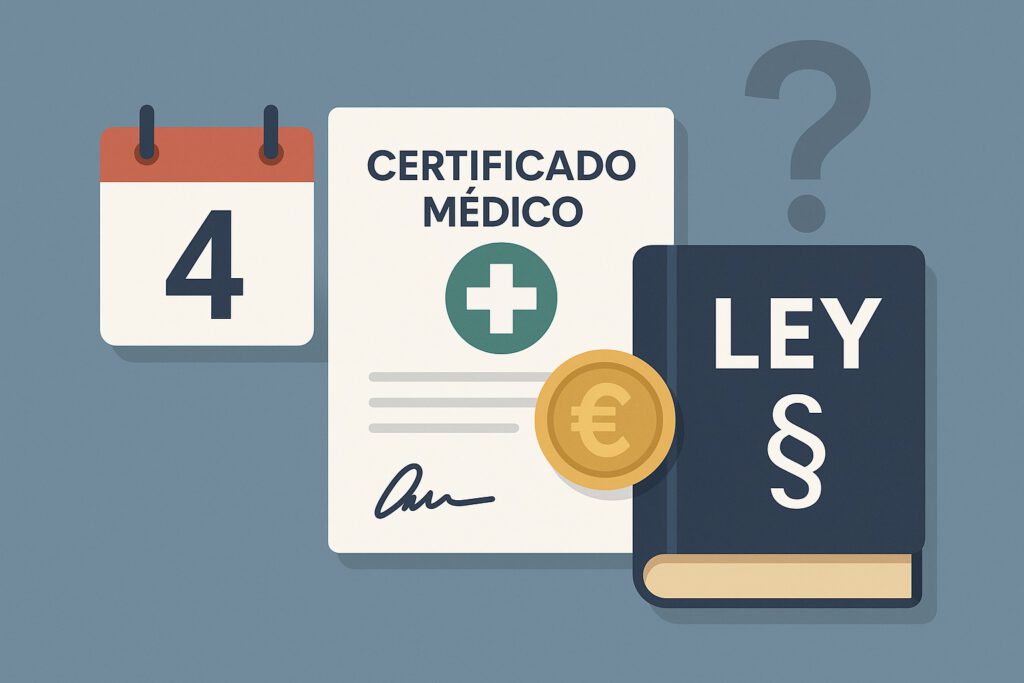 Valor probatorio del certificado médico de incapacidad laboral en el Derecho laboral alemán – Guía práctica definitiva 2025