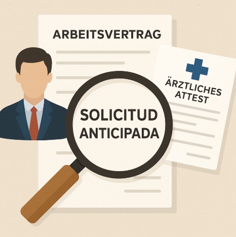 Valor probatorio del certificado médico de incapacidad laboral en el Derecho laboral alemán – Guía práctica definitiva 2025