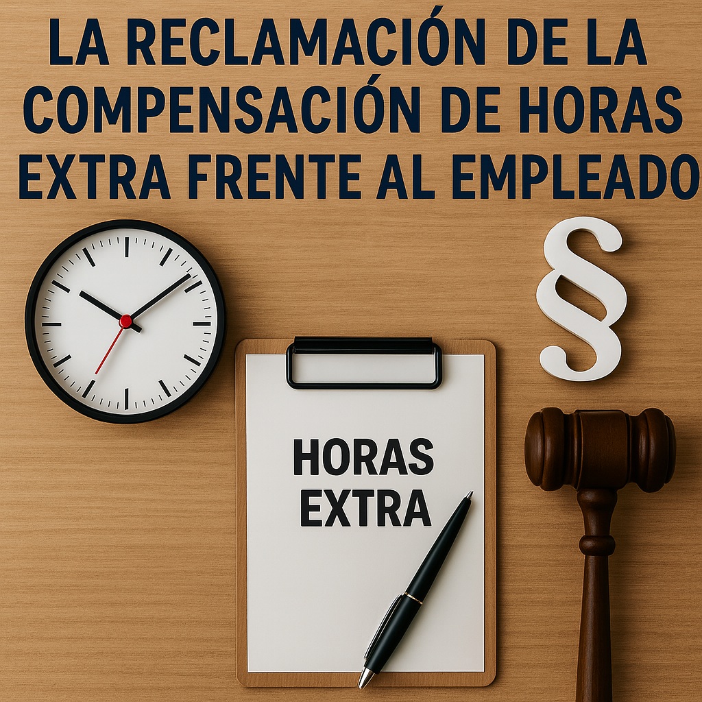 Reclamación del pago de horas extraordinarias frente al empleador