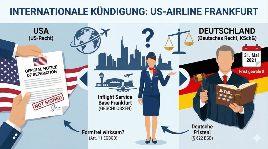 Internationale Kündigung bei US-Airline