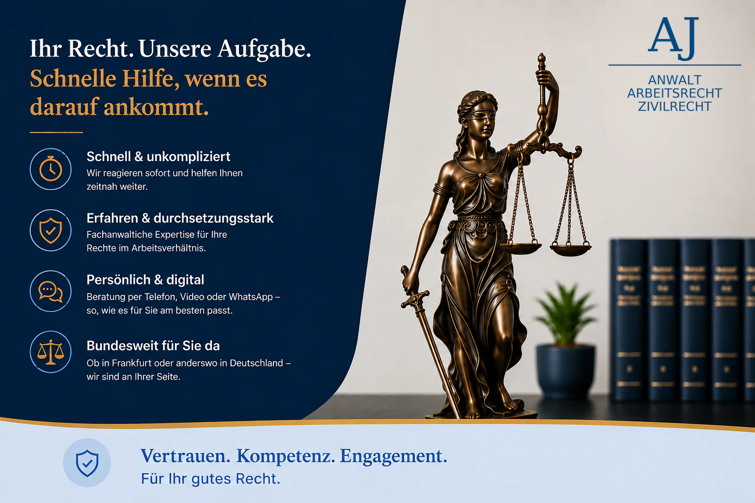 Soforthilfe im Arbeitsrecht durch Fachanwalt Adrian Jäckel
